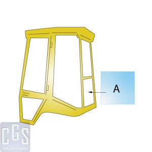 Geam utilaj JCB/ Parbriz utilaj JCB 2CX